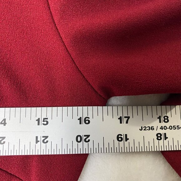 Lulus Dress Women Size M Love Me Completely Bodycon Deep Red Asymmetrical Hem - Picture 8 of 11